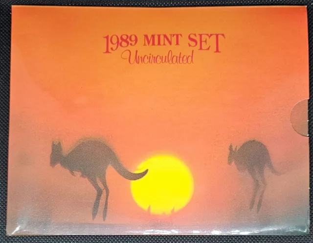 1989-Royal Australian Mint  Uncirculated Decimal Coin Set