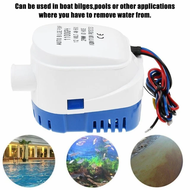 Pompa acqua barca ad alto flusso Switch 12 V pompe balene pompa sentina marina sommergibile