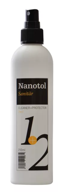 250 ml Sanitärreiniger mit Lotuseffekt - Hybrid-Nanoversiegelung (59,20 €/L)