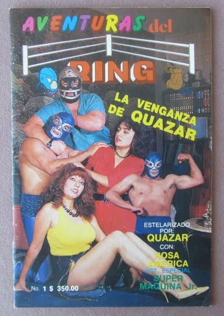 1970s Aventuras del Ring #1 La Venganza De Quazar Rosa America Super Maquina Jr
