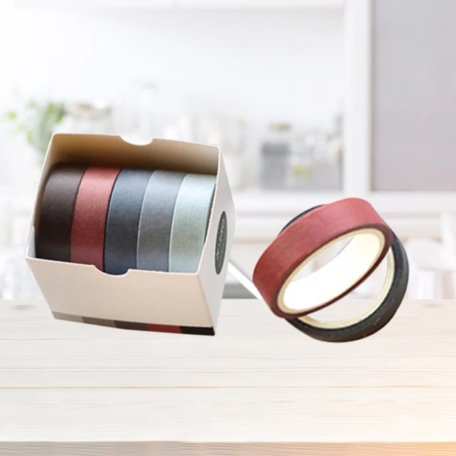 5 Rouleau Large Bricolage À La Main Album Livre Frais Lumineux Bande De Papier