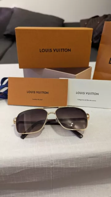 USED LOUIS VUITTON Z0260U Attitude Sunglasses Gray Unisex Silver $127.50 -  PicClick