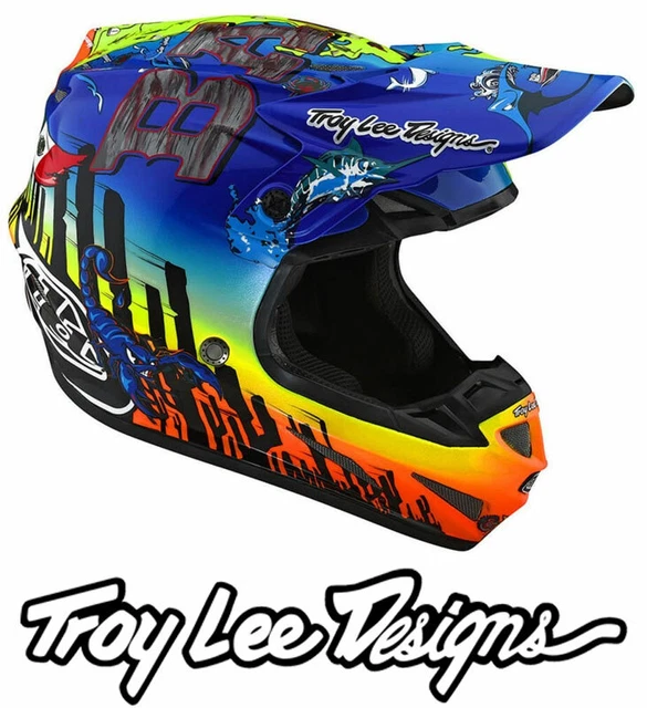 Casque Troy Lee Designs Tld Se4 Composite Baja Orange