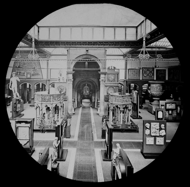 Magic Lantern Slide KENSINGTON ART MUSEUM NO78 C1888 PHOTO V&A VICTORIA & ALBERT