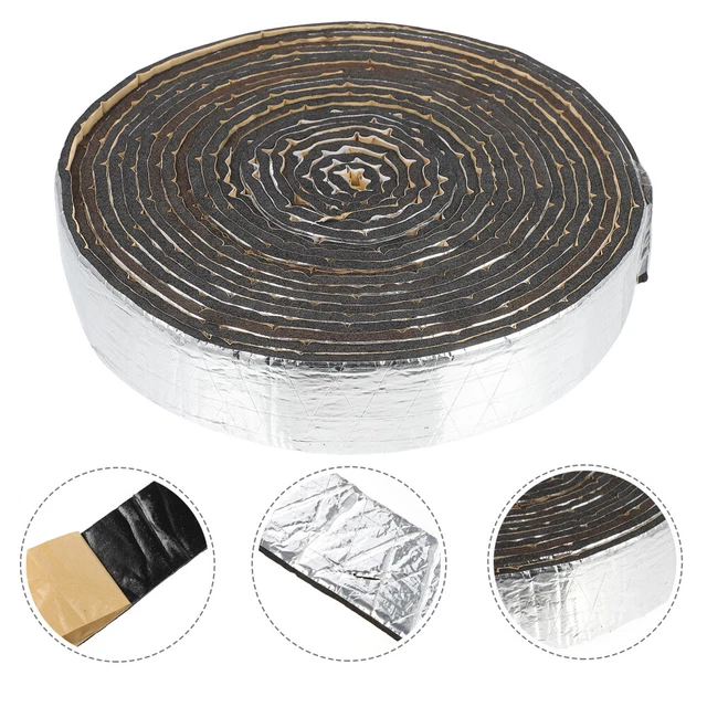 Tubos de agua de aislamiento de sonido algodón goma aislamiento negro
