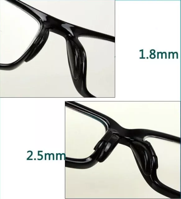 5 pares de nuevas pegatinas de silicona almohadillas antideslizantes para gafas de sol gafas 2