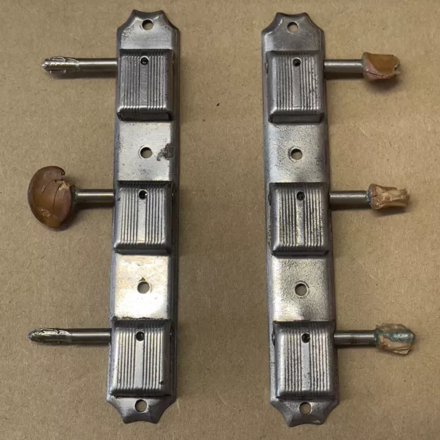 Kluson No Line - Strip Tuners - Vintage Early 1950's - Set 2