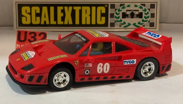 Scalextric Exin Tyco 8345 Ferrari F40 #60 Club Scalextric 1994 Lted. Ed