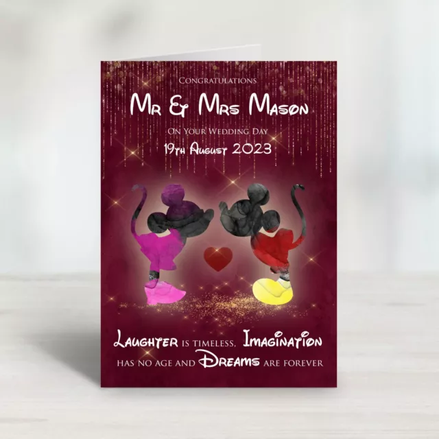 Personalised Splash Disney Autograph Book, Mickey or Minnie Mouse, Land,  World