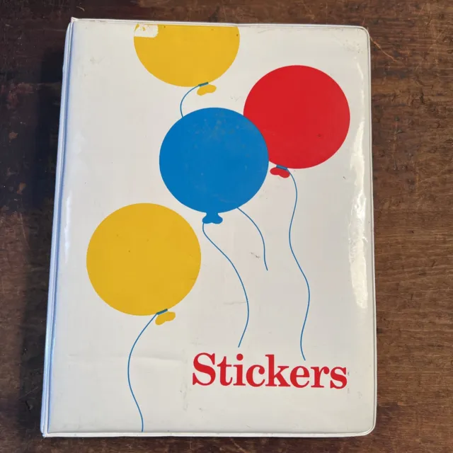 Vintage STICKER Collection Album Book 80s, 90s And Early 2000s