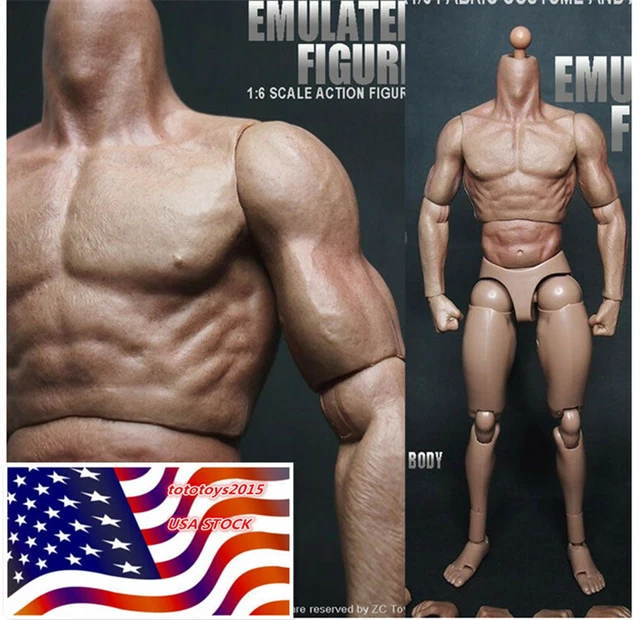 ZC TOYS 1/6TH Muscular Flexibl Male Figure Body Fit 12