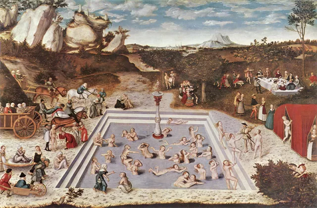 Der Jungbrunnen Lukas Cranach Zauberquelle Erneuerung Verwandlung H A3 0195