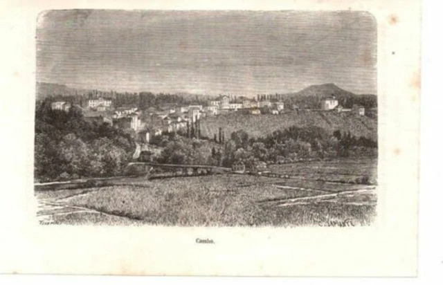 GRAVURE SUR BOIS 19ème CAMBO