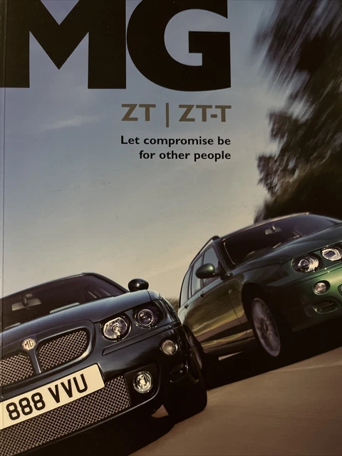 Brochure auto - 2002 MG ZT - UK