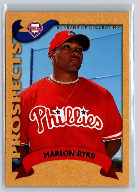 2002 Topps #311 Marlon Byrd Gold #/2002