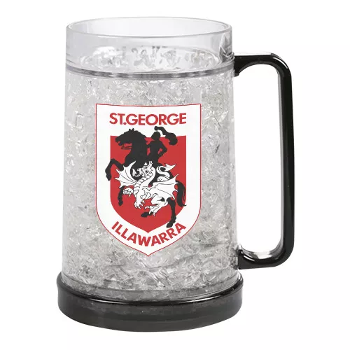 St George Illawarra Dragons NRL Freeze Beer Stein Frosty Mug Cup Holiday Gifts