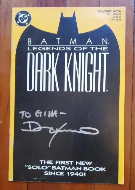 Batman Legends Of The Dark Knight 1, 2, 3 DC 1989 VF Signed by O'Neil