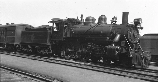 2J775 DARK NEG/RP 1930s? CHICAGO & ILLINOIS MIDLAND RAILROAD 440 LOCO 500 PEORIA