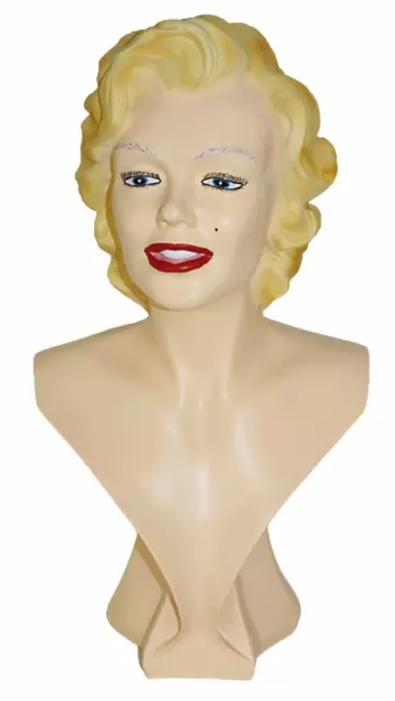 Dekofigur Schauspielerin Sängerin Fotomodell Büste Marilyn Monroe Figur H 49 cm