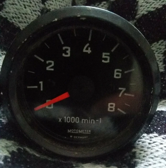 VW BEETLE SPLIT Screen 8000 RPM Rev Counter / Tachometer - Motometer £ ...