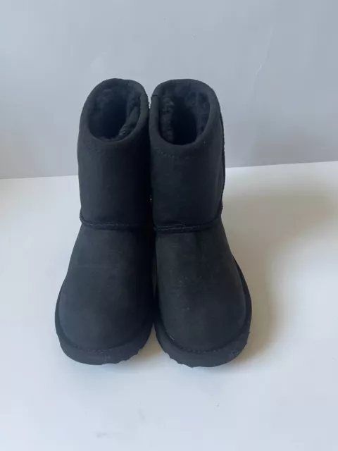 NEW Ugg Classic Short II Weather Proof Boot ~ Black ~ Toddler Size 8 2