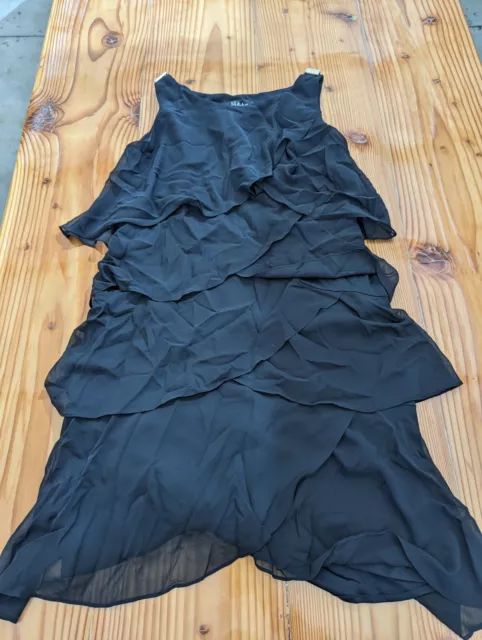 Womens S.L. fashion black sleeveless dress sz 8