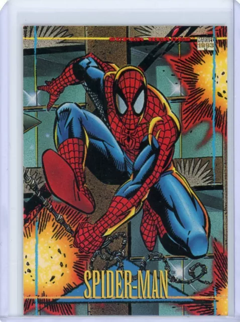 1993 Skybox Marvel Universe Series IV - #59 Spider-Man Trading Card - Free Ship!