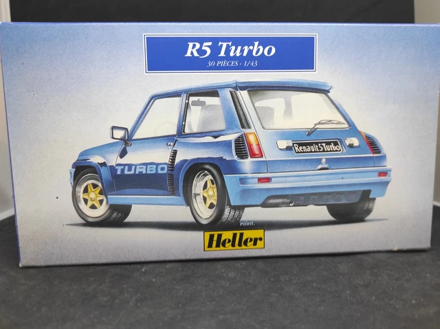 Lot De Véhicules Heller Cliclac 1/48 – Renault R5 Turbo, Audi, Ambulance + Dépliant Vintage