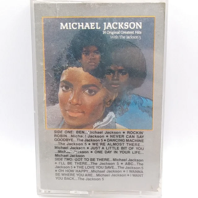 MICHAEL JACKSON 14 Original Greatest Hits With The Jackson 5 Cassette