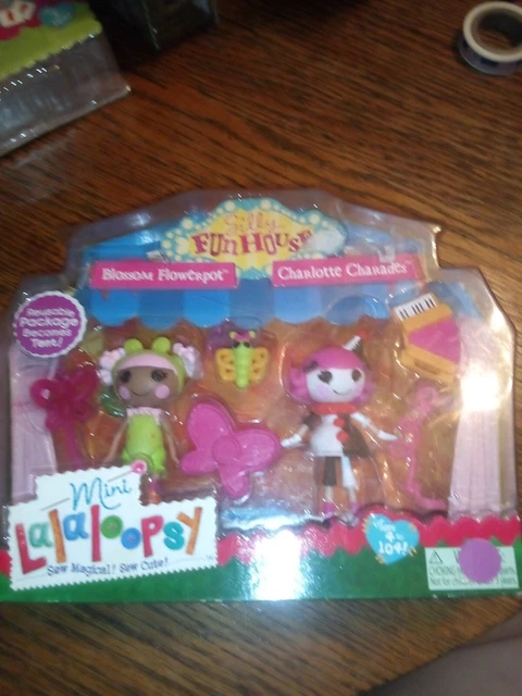 lalaloopsy mini Playhouse Blossom Flowerpot + Charlotte Charades