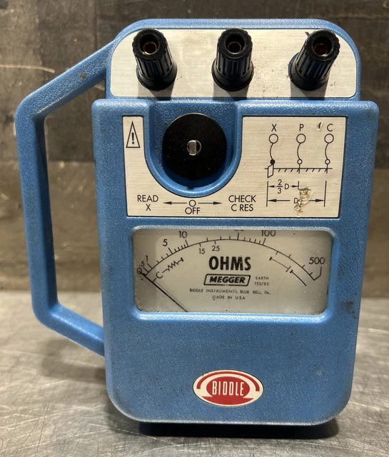 Megger Ground Test Set Used Surplus Catalog: 250260