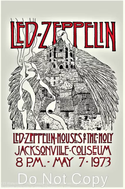 Led Zeppelin poster Show Concert 12"x18"