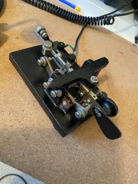 1939 McElroy Deluxe Bug CW Morse Key