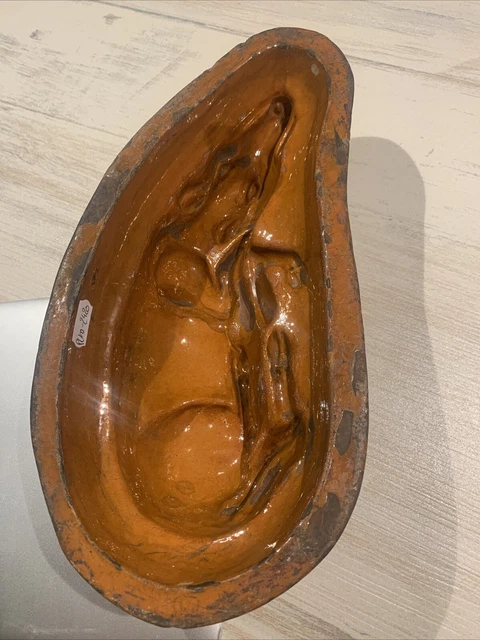 Ancien Moule à Agneau En Fonte, Objet De Décoration De Métier Rare, L 34 Cm - Sans Marque