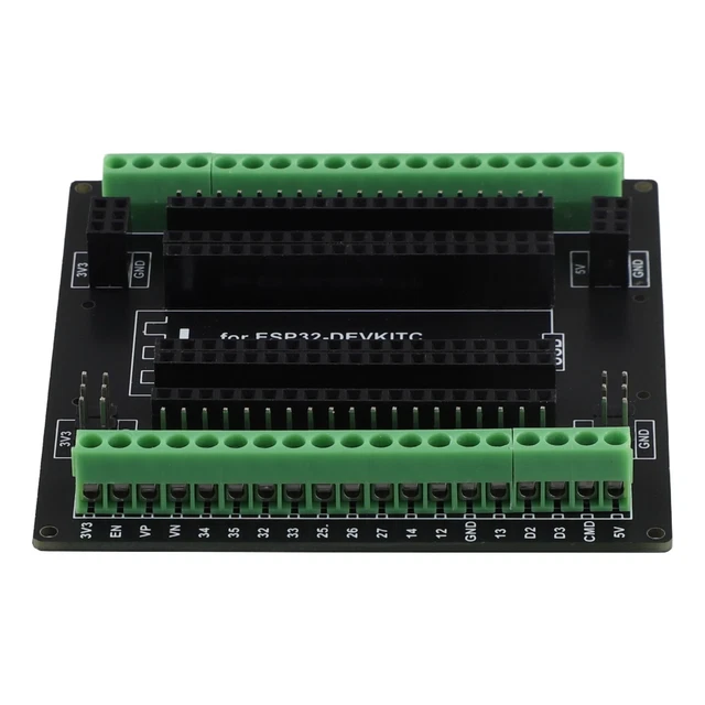 KeeYees GPIO Erweiterungskarte – 1 Zu 2 Für ESP8266 ESP-12E, Mit Steckverbinder & Schraubklemmen