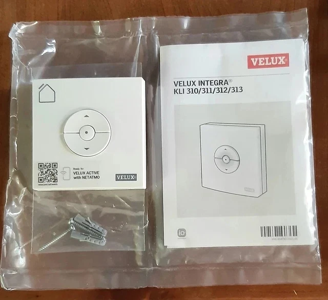Télécommande VELUX 3LR S01 US Pour Fenêtre De Toit - Occasion, Fonctionnelle, Couleur Blanche
