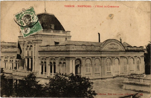CPA AK Haiphong L'Hotel du Commerce VIETNAM-INDOCHINA (841076)