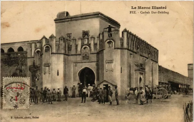 CPA AK MOROC FEZ - Casbah DAR-Debibag (219224)
