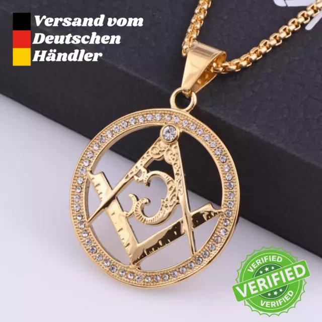 Amulett "Freimaurer Siegel" Ägyptisch "Anhänger" Pyramide, Medaillon, Masonic