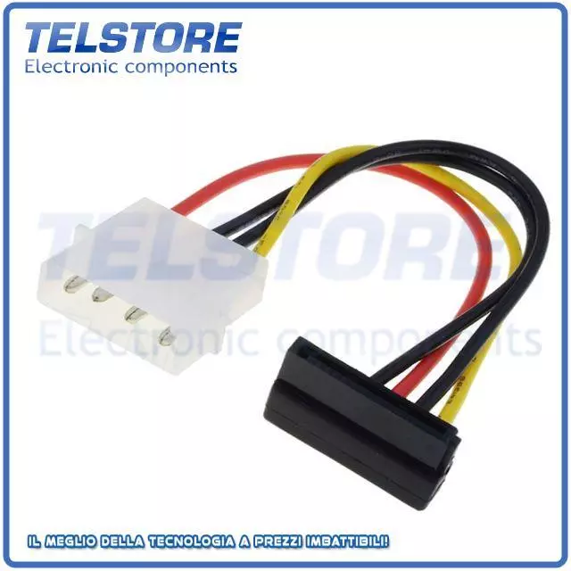 1pcs  93030 Adattatore SATA spina angolare, presa per PC Molex 0,15m 93030 .