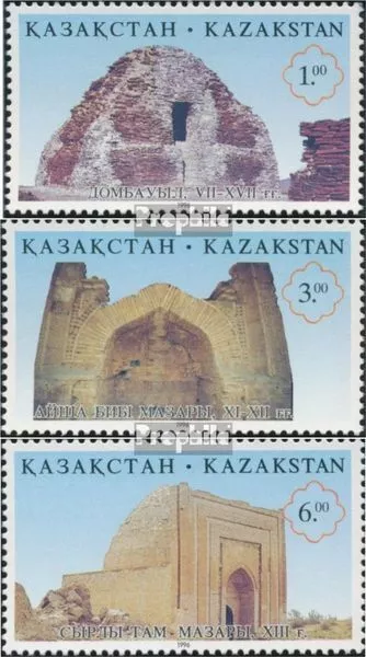 kazakhstan 130-132 (complète edition) neuf avec gomme originale 1996 Architectur