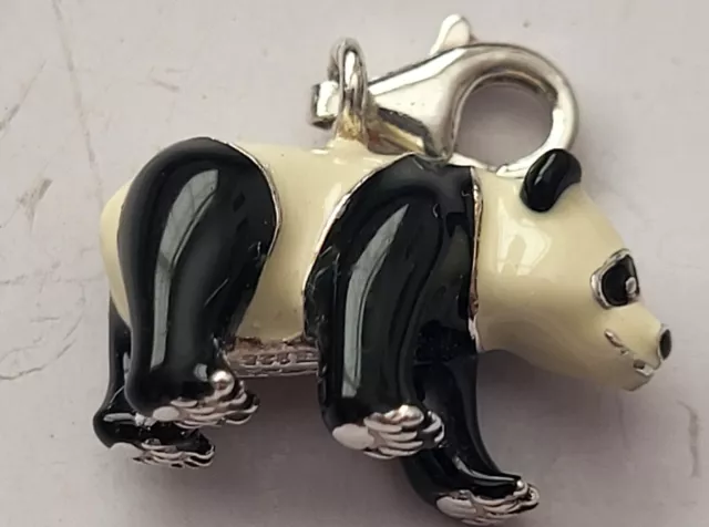 Thomas Sabo Silver & Enamel Panda Charm