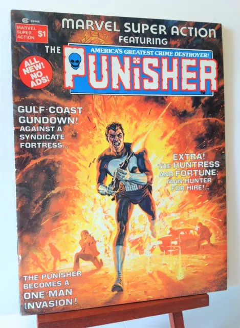 Marvel Super Action #1 1976 Early Punisher Appearance Origin Dominic Fortune Key
