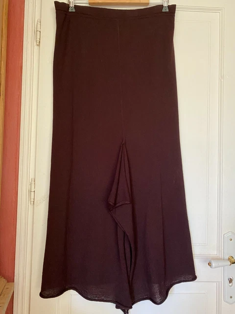 Pull Crea Concept Orange - 50% Laine Mérinos - Taille M - Sans Manches - Occasion Comme Neuf