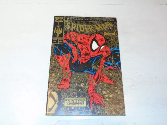 Spider-Man Comic - Band 1 - Nr. 1 - Datum 10/1990 - GOLD COVER - 2. Druck...