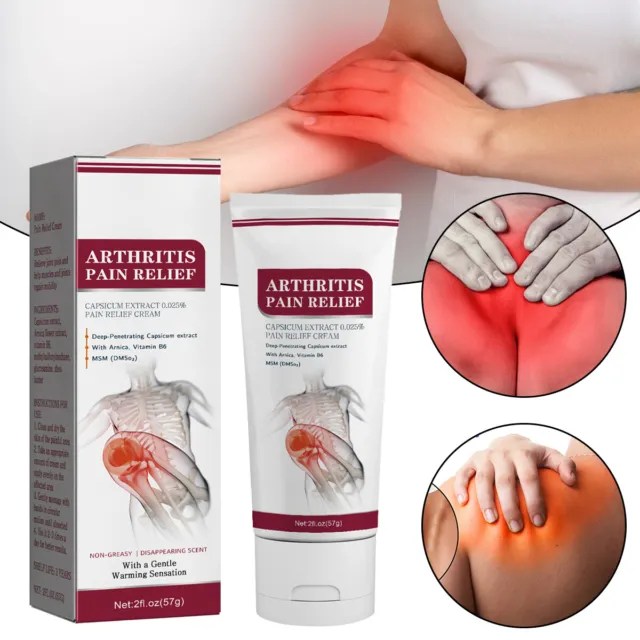 Arthritis Pain Relief Cream for Stiffness Knee Joint Muscle Gout F