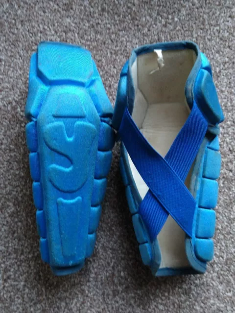 Kit Ginocchiali Motocross Vintage Grandi Yoshi anni 80 anni '90 Evo retrò MX Motox Blu