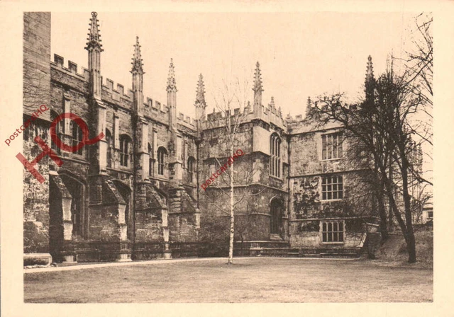 Picture Postcard- Oxford, Bodleian Library, Duke Humphrey's Library