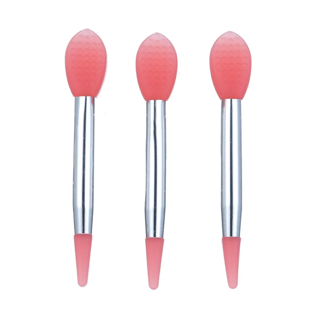 Set di pennelli per labbra in silicone da 10 pezzi Pennelli per trucco D5C5