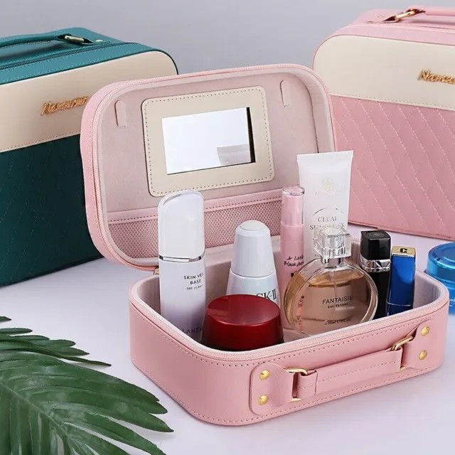 Makeup Bag Cosmetic Case Vanity Travel Beauty Box Make up